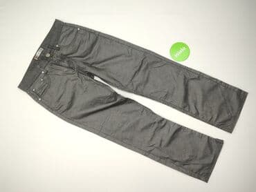 spodnie daysie wysoki stan: Spodnie materiałowe damskie, M — 2