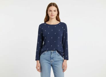 granatowa bluza: Bluzka damska, rozmiar S — 6