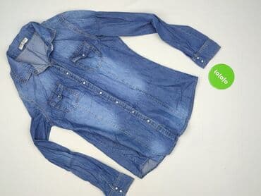 kurtka jeansowa khaki damska: Koszula damska, rozmiar S — 2