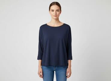 granatowe bluzki: Bluzka damska, rozmiar M — 6