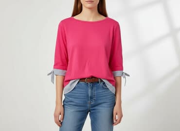 rozowa bluzka: Bluzka damska, rozmiar M — 6