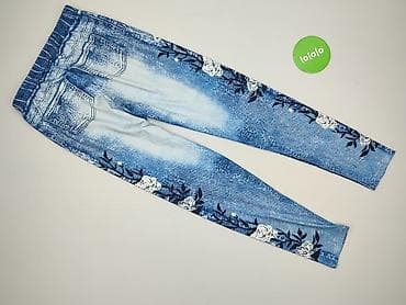 czerwone dżinsy: Leggings, Legginsy rozmiar S — 3