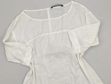 zara biała bluza: Zara, Bluzka damska, rozmiar L — 1