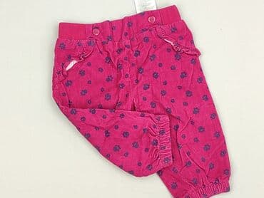 spodnie od pizamy w hello kitty: Baby material trousers, 1-3 months, 56-62 cm, Lupilu, condition - Very good — 1