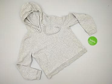 bluza szara pull and bear: Sinsay, Bluza z kapturem damska, rozmiar L — 2