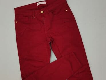 czerwone spodnie z wysokim stanem zara: Zara, Джинси жіночі, розмір S — 2