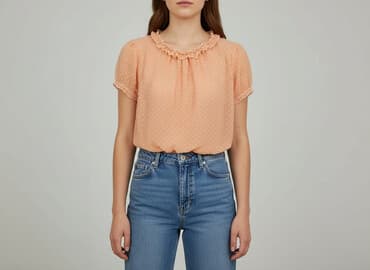 tanie bluzki z krótkim rękawem: Bluzka damska, rozmiar L — 6