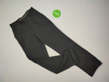 woskowane legginsy z wysokim stanem zara: Material trousers for women, size 2XL (EU 44) — 2