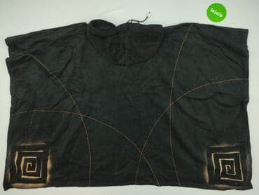 kurtka z kapturem z futerkiem: Ponczo damskie, One size — 3