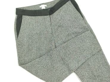 srebrne sukienki na imprezę: H&M, Spodnie materiałowe damskie, rozmiar S — 1