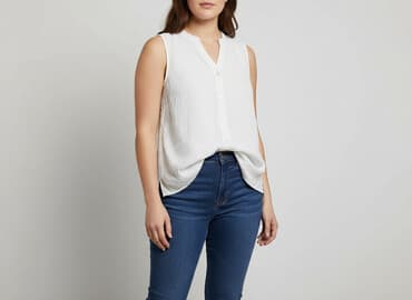 podkoszulka pod białą koszulę: Bluzka damska, 3XL — 7