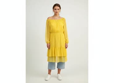 żółte sukienki wieczorowe: Sukienka damska, rozmiar M — 1