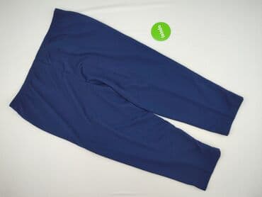 chinosy damskie granatowe: Spodnie materiałowe damskie, rozmiar 3XL — 3