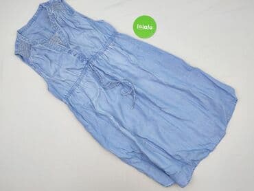 błękitna sukienki midi: Sukienka damska, rozmiar S — 2