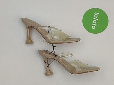 gino rossi klapki z futerkiem: H&M, Klapki damskie, rozmiar 38 — 3