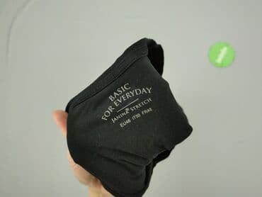 czarne t shirty damskie w serek: Janina, T-shirt damski, rozmiar 3XL — 4