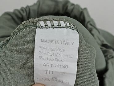 włoskie jeansy damskie: Spodnie materiałowe damskie, rozmiar One size — 4