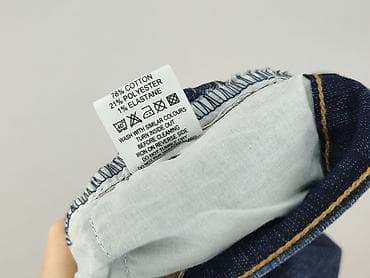 cuffed jeans: Spodnie 3/4 damskie, rozmiar L — 5