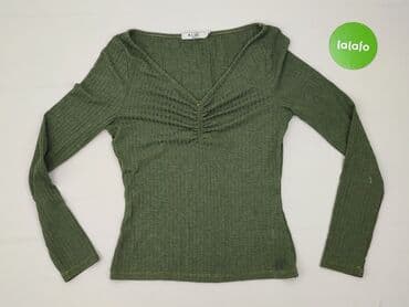 koszulka z prazkowanej dzianiny: NA-KD, Women`s T-shirt, size M (EU 38) — 2