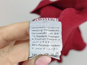esmara parka: Czerwona damska bluza/kurtka dzianinowa z asymetrycznym zamkiem - — 5