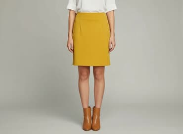 reserved żółta spódnice: Spódnica damska, rozmiar L — 6