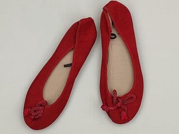 biale buty z kokardą: Ballerinas for women, size 37 — 1