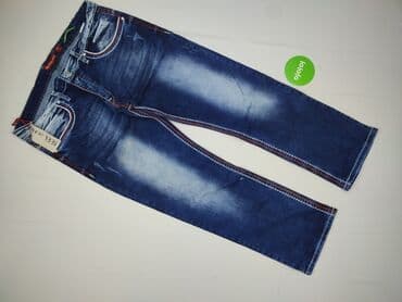 jeansy z asymetrycznym zapieciem: Jeansy dla mężczyzn, rozmiar XL — 2