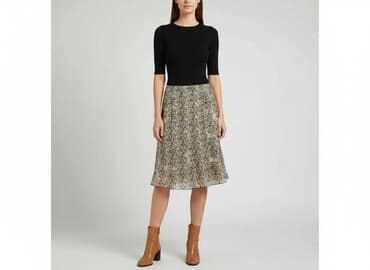 spódnice w panterkę z falbanami: Spódnica damska, rozmiar L — 1