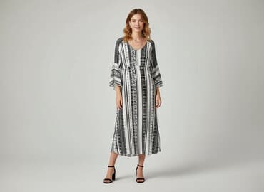 sukienki tureckie midi: Tessentials, Sukienka damska, rozmiar M — 7