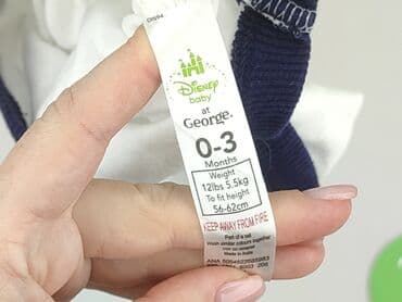 spodnie piżamowe hm: Body, George, 1-3 months, 
condition - Very good — 4