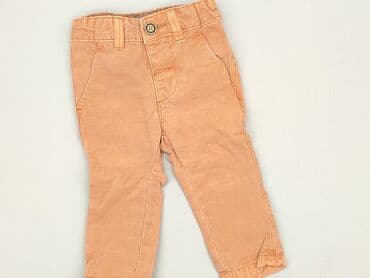 spodnie woskowane brązowe reserved: Baby material trousers, 3-6 months, 62-68 cm, Reserved, condition - Perfect — 1
