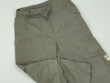 Material trousers, 5-6 years, 110/116, condition - Perfect