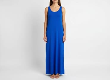 sukienki maxi na wesele niebieska: Sukienka damska, rozmiar S — 6