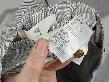 trampki na platformie h m: H&M L.O.G.G., Spodnie materiałowe damskie, rozmiar M — 4