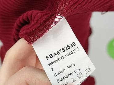 czerwony: Bluzka damska, rozmiar S — 4