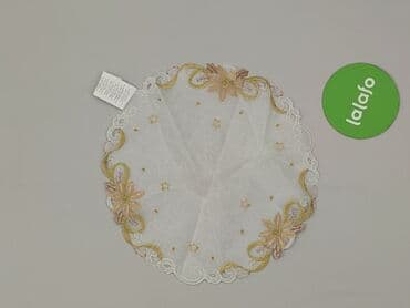 Dekoracje do domu: Serwetka 28 x 29, kolor - Biały, stan - Idealny — 3