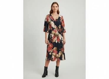 czerwona sukienki maxi z rozcięciem: New Style, Women`s dress, size S — 1