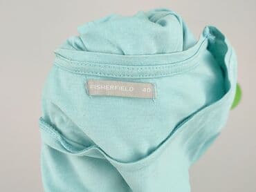 błękitne bluzy damskie: Fisherfield, T-shirt damski, rozmiar L — 4