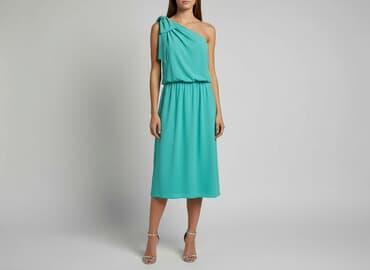 sukienki turkusowe na wesele: Sukienka damska, rozmiar L — 5