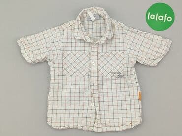 lidl podkoszulki: Shirt 2-3 years, condition - Good, pattern - Geometric, color - White — 2