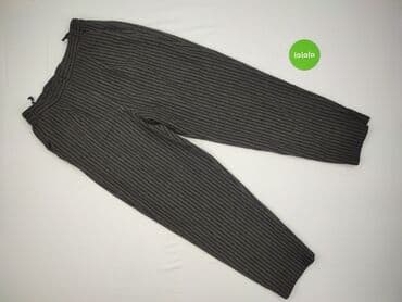 sukienka w paski h: Material trousers for women, size 2XL (EU 44) — 2