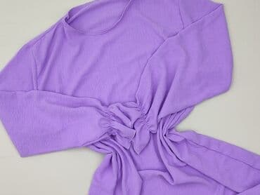 fioletowa sukienka z długim rękawem: Sukienka damska, rozmiar 2XL — 1