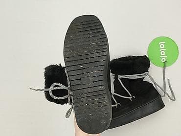 czarne botki ccc: Śniegowce damskie, rozmiar 37 — 4