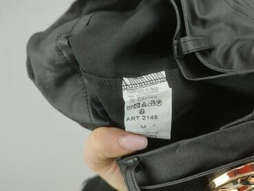 ozdobne paski do sukienki: Italy Moda, Spodnie materiałowe damskie, rozmiar M — 5