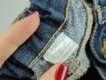 jeansy dla niskich: Spodnie jeansowe, F&F, 1.5-2 lat, 92, stan - Idealny — 4