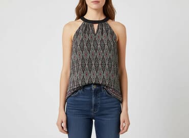 bluzki z łączonych materiałów: Orsay, Bluzka damska, rozmiar S — 6