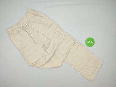 lidl koszule lniane: Spodnie materiałowe damskie, L — 2
