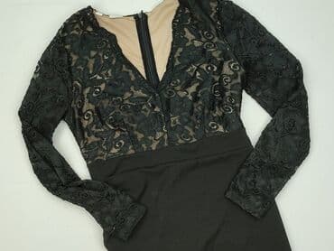 czarne body eleganckie: BODY FLIRT, Sukienka damska, rozmiar S — 1