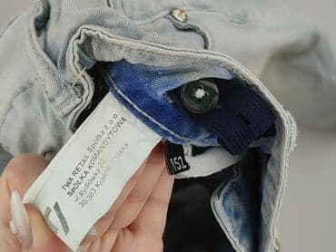 woskowane spodnie z wysokim stanem zara: Jeans, 12 years, 152, condition - Very good — 4
