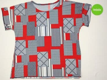 modbis bluzki koszulowe: T-shirt damski, rozmiar 5XL — 2
